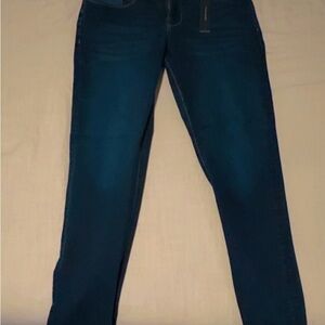 Tahari Dark Blue Slim Fit Jeans